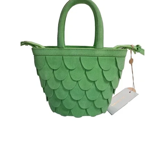 NWT Women's Soft Suede Leather Urmi‎ Bag by The Wolf Gang - Picture 2 of 14